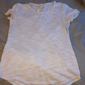 white lulu tie top